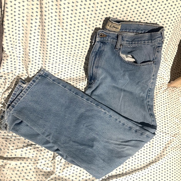 LL bean baggy jeans - Picture 1 of 4